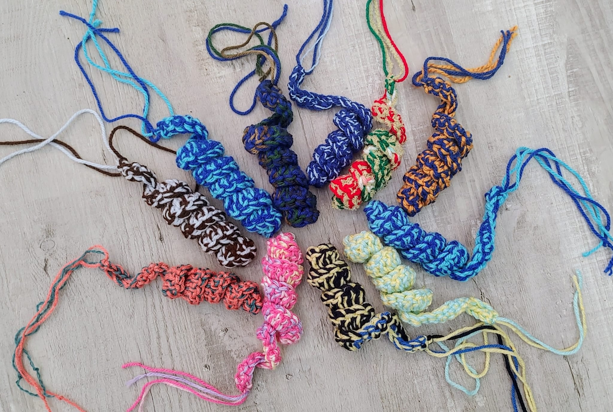Cat Toy Crochet Spiral Toe Beans Cat Cafe Eat Drink Adopt Repeat